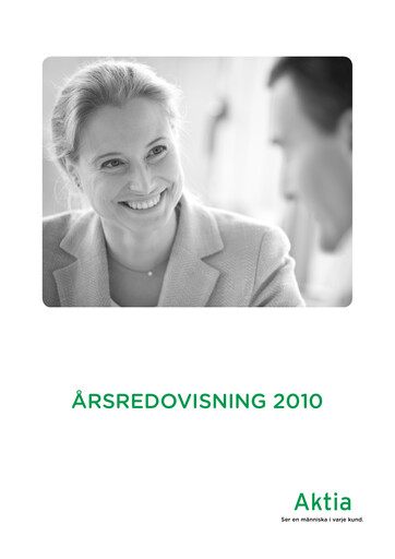 Thumbnail Aktia Bank
 Annual Report 2010