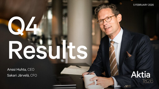 Thumbnail Aktia Bank
 Quarterly Report 2025-q4