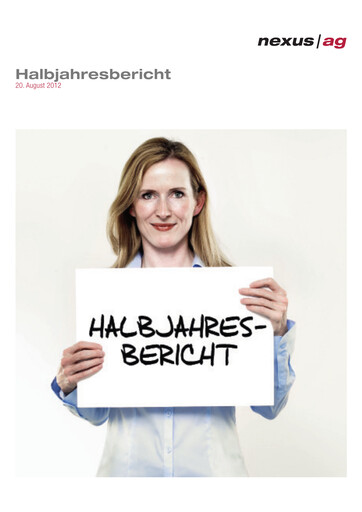 Miniature Nexus AG Rapport semestriel 2012-h1