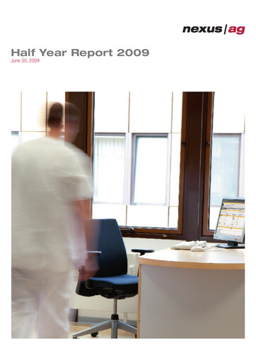 Miniature Nexus AG Rapport semestriel 2009-h1