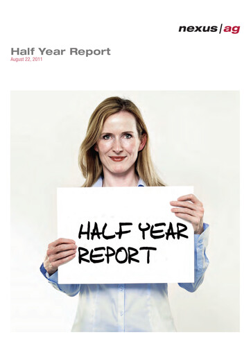 Miniature Nexus AG Rapport semestriel 2011-h1