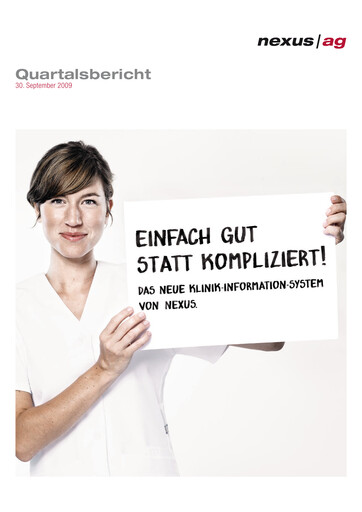 Thumbnail Nexus AG Quarterly Report 2009-q3