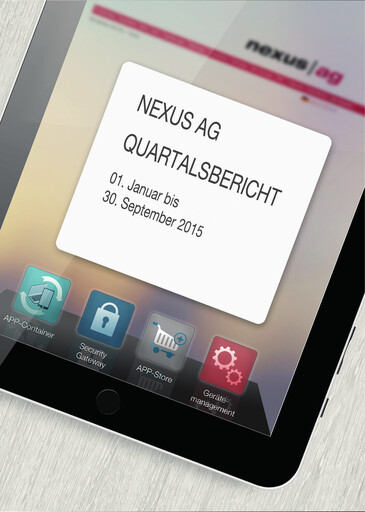 Thumbnail Nexus AG Quarterly Report 2015-q3