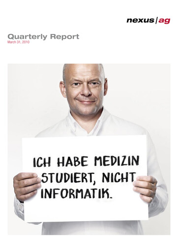 Thumbnail Nexus AG Quarterly Report 2010-q1