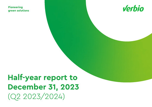 Thumbnail Verbio Half-year Report 2023-2024-h1