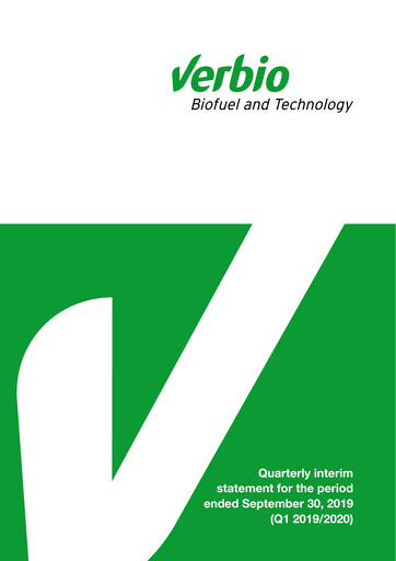 Thumbnail Verbio Quarterly Report 2019-2020-q1