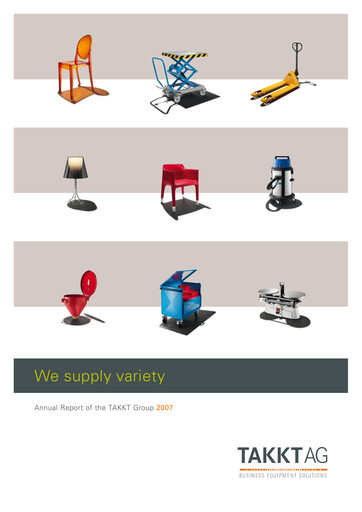 Thumbnail TAKKT AG Annual Report 2007