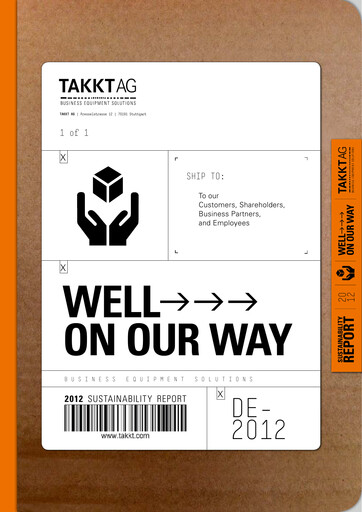 Thumbnail TAKKT AG Sustainability Report 2012