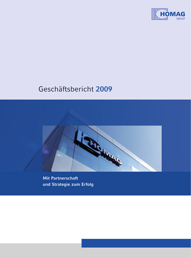 Thumbnail HOMAG Group Annual Report 2009
