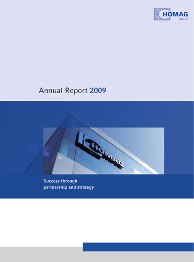 Thumbnail HOMAG Group Annual Report 2009