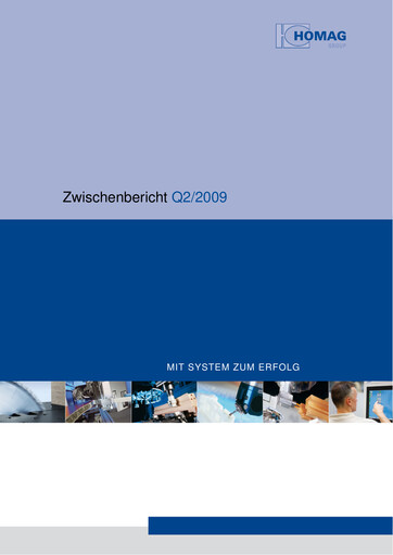 Thumbnail HOMAG Group Half-year Report 2009-h1