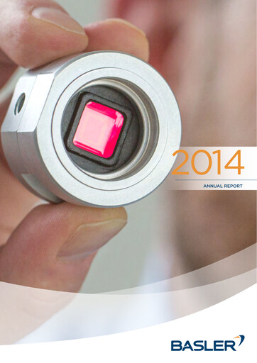 Thumbnail Basler Aktiengesellschaft Annual Report 2014