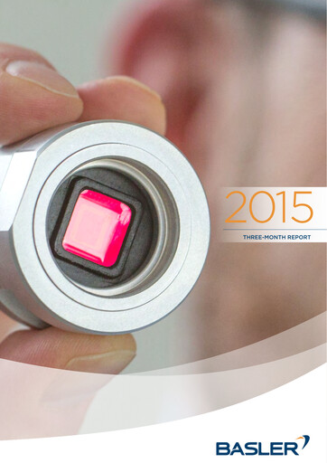 Thumbnail Basler Aktiengesellschaft Quarterly Report 2015-q1