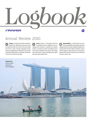 Thumbnail Finnair
 Annual Report 2010