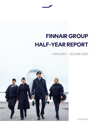 Thumbnail Finnair
 Half-year Report 2023-h1