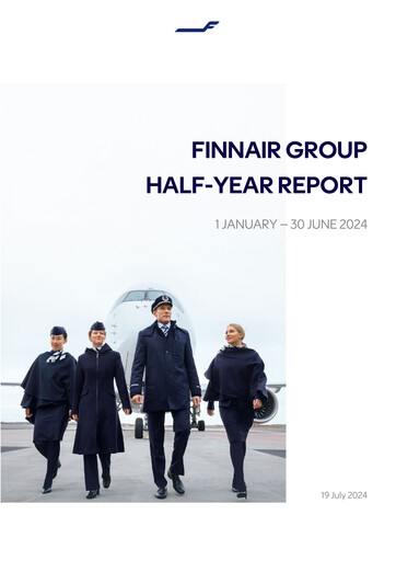 Thumbnail Finnair
 Half-year Report 2024-h1