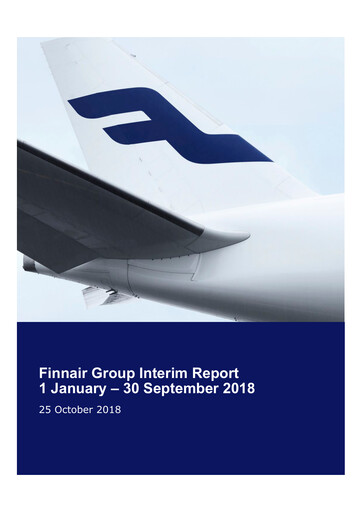 Thumbnail Finnair
 Quarterly Report 2018-q3
