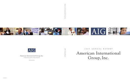 Thumbnail American International Group Annual Report 2005