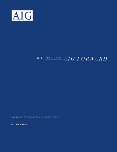 Thumbnail American International Group Annual Report 2011