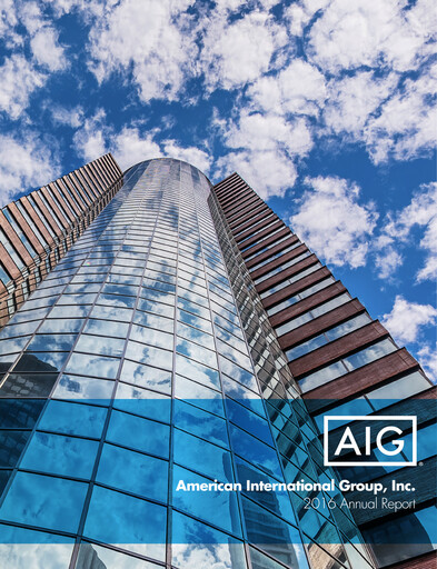Thumbnail American International Group Annual Report 2016
