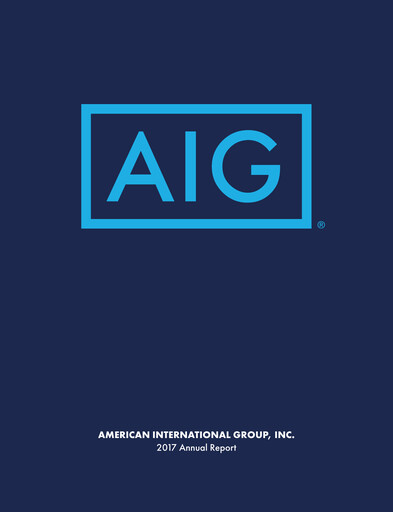 Thumbnail American International Group Annual Report 2017