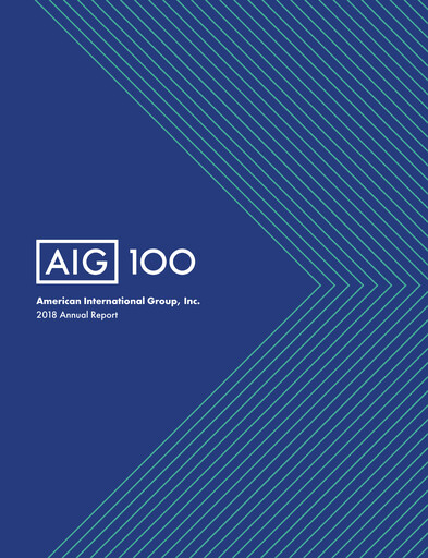 Thumbnail American International Group Annual Report 2018