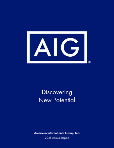Thumbnail American International Group Annual Report 2021