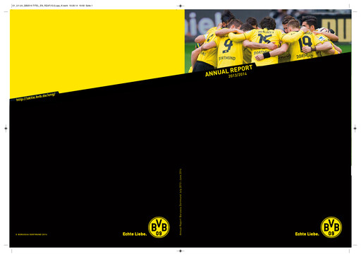 Thumbnail Borussia Dortmund
 Annual Report 2013-2014