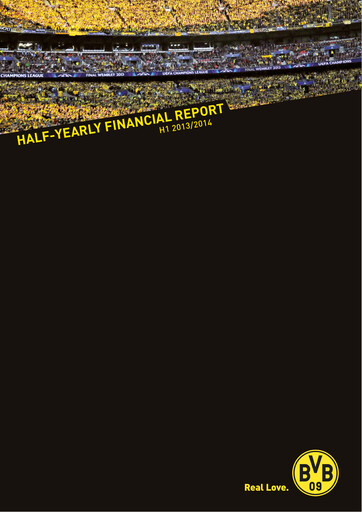 Thumbnail Borussia Dortmund
 Half-year Report 2014-h1