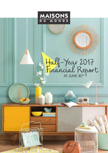 Miniature Maisons du Monde Rapport semestriel 2017-h1