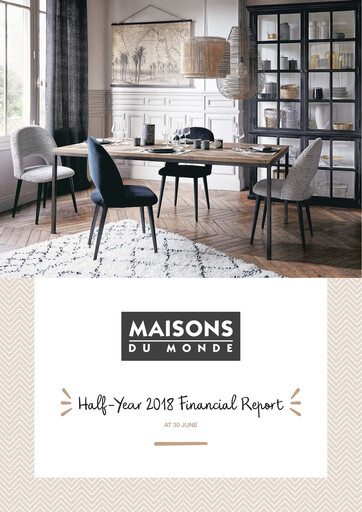 Miniature Maisons du Monde Rapport semestriel 2018-h1