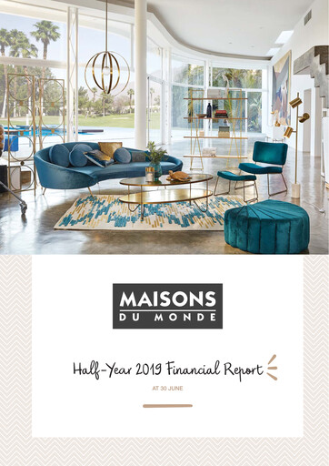 Miniature Maisons du Monde Rapport semestriel 2019-h1
