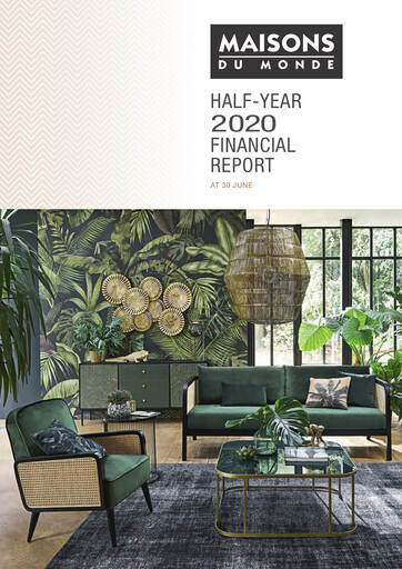Miniature Maisons du Monde Rapport semestriel 2020-h1