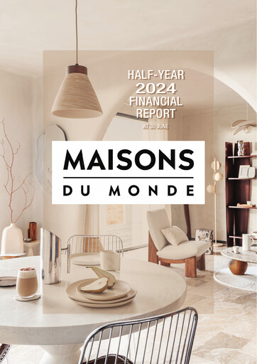 Miniature Maisons du Monde Rapport semestriel 2024-h1