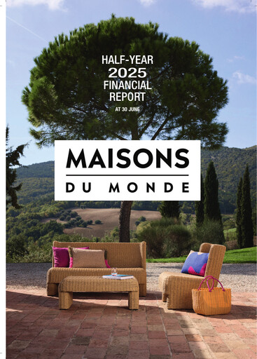 Miniature Maisons du Monde Rapport semestriel 2025-h1