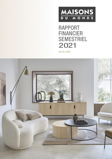 Miniature Maisons du Monde Rapport semestriel 2021-h1