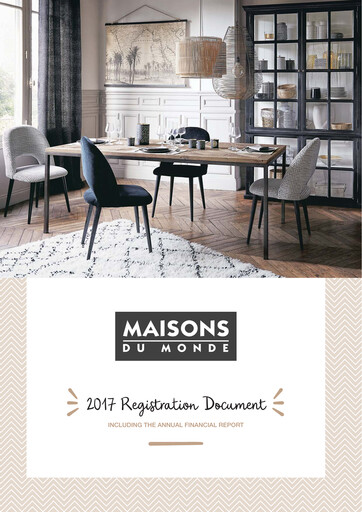 Miniature Maisons du Monde Document d'enregistrement universel 2017
