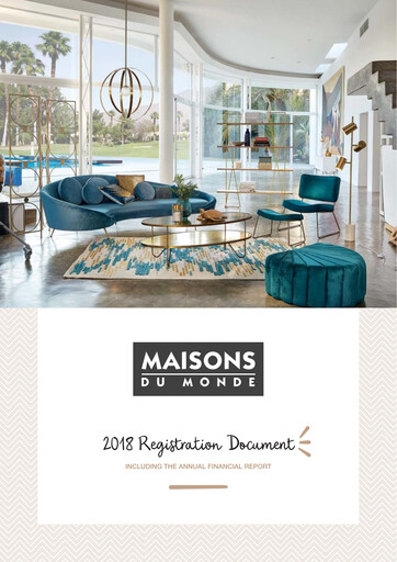 Miniature Maisons du Monde Document d'enregistrement universel 2018