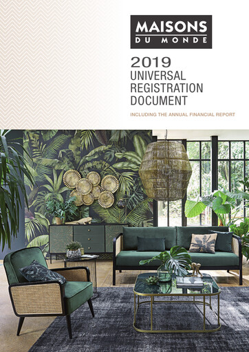 Miniature Maisons du Monde Document d'enregistrement universel 2019