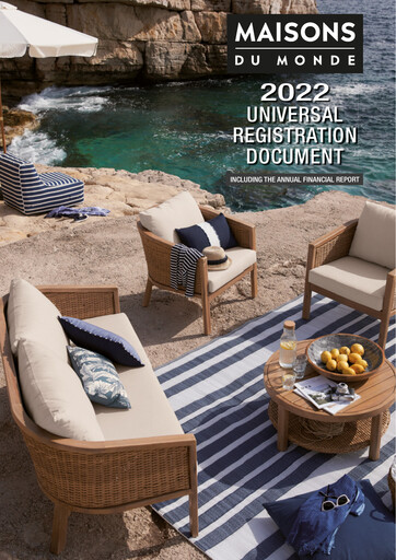 Miniature Maisons du Monde Document d'enregistrement universel 2022