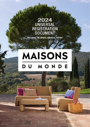 Miniature Maisons du Monde Document d'enregistrement universel 2024
