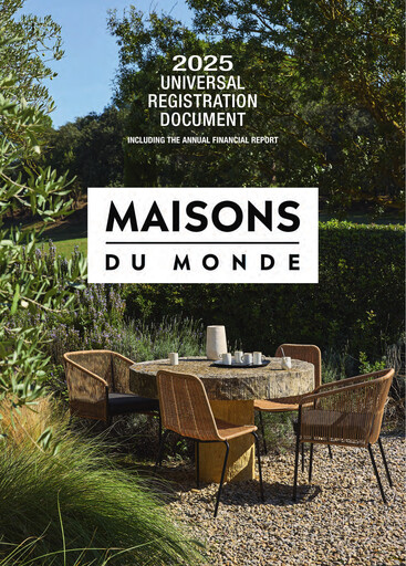 Miniature Maisons du Monde Document d'enregistrement universel 2025