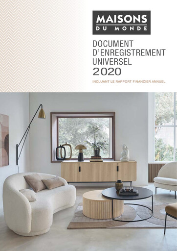 Miniature Maisons du Monde Document d'enregistrement universel 2020