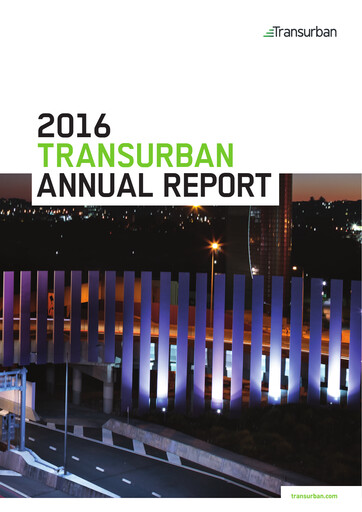 Thumbnail Transurban Annual Report 2016