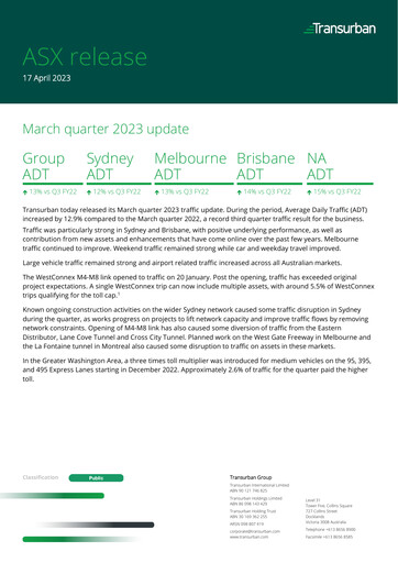 Thumbnail Transurban Quarterly Report 2023-q3