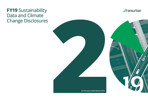 Thumbnail Transurban Sustainability Report 2019