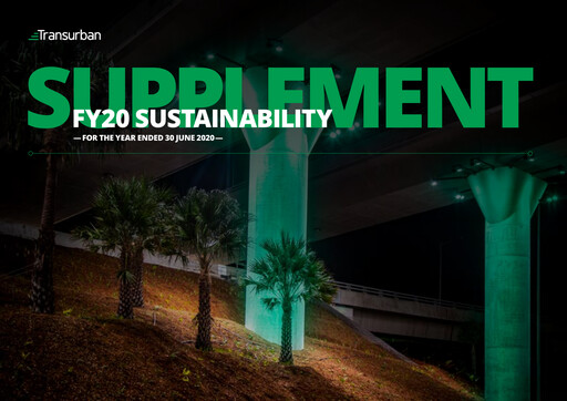 Thumbnail Transurban Sustainability Report 2020
