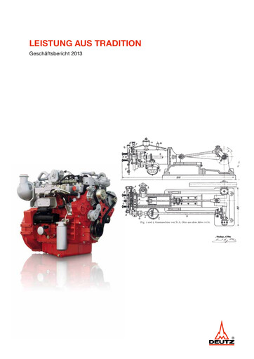 Miniature DEUTZ Rapport annuel 2013