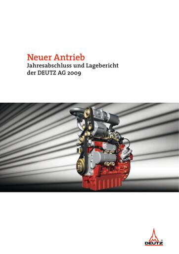 Miniature DEUTZ Bilan financier 2009