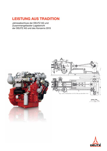 Miniature DEUTZ Bilan financier 2013